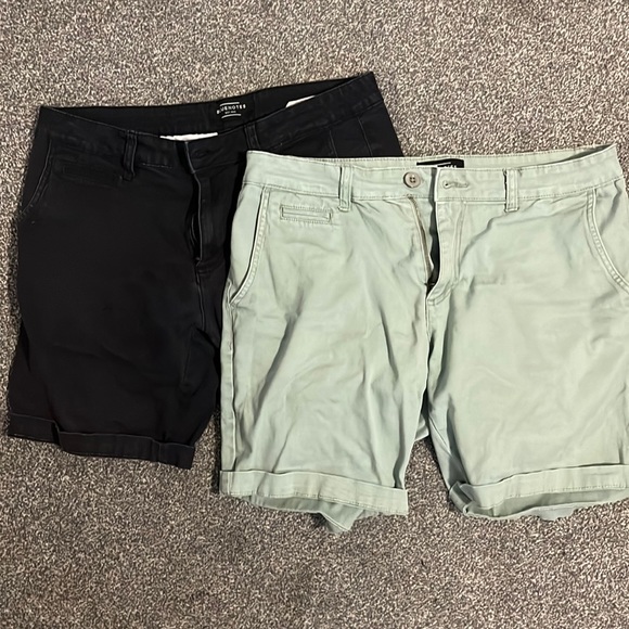Men’s Shorts ( black and sage green ) - Picture 1 of 4